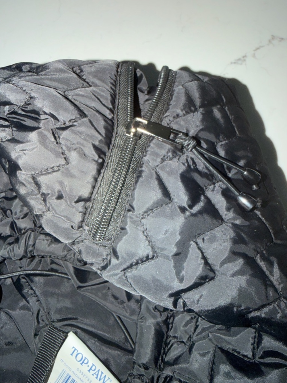 Top Paw Black Quilted Sling Pet Carrier with Pockets - Picture 8 of 11